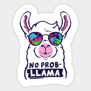 No Prob Llama Sticker